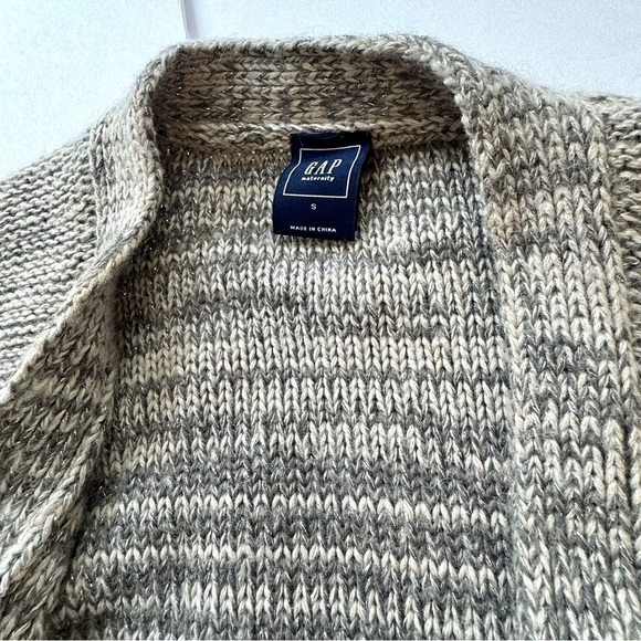 Gap maternity sparkle button down cardigan - Picture 3 of 9